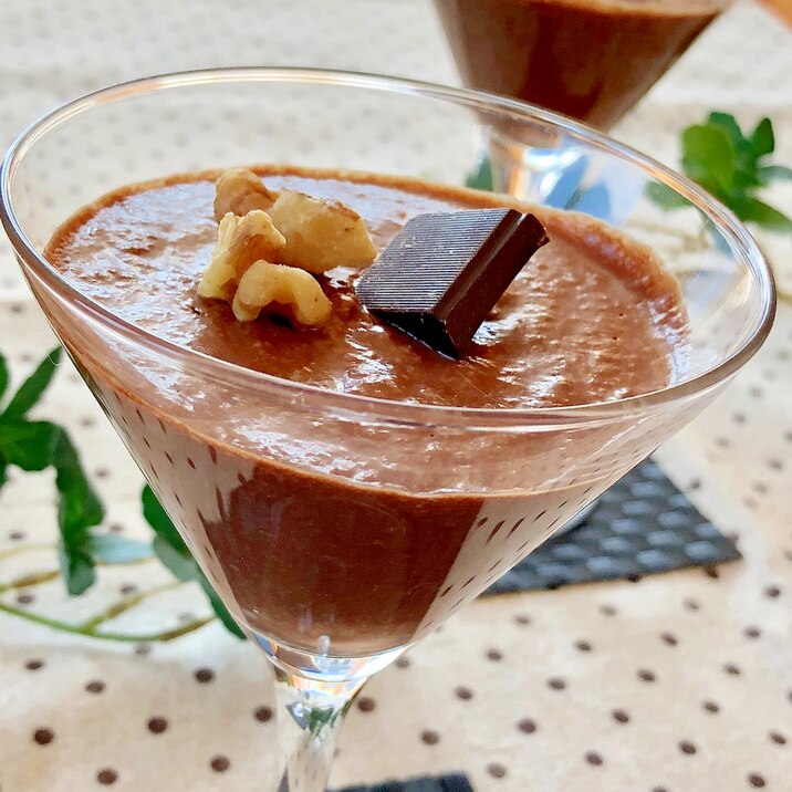 低giデザート 豆腐のチョコムース レシピ 作り方 By みさきらりんず 楽天レシピ